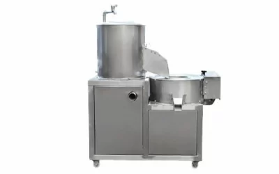 Potato Washing Peeling Cutting Machine